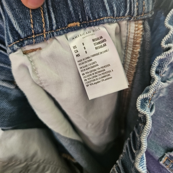 American Eagle Outfitters Paperbag Waist Jeans 8 - Picture 5 of 6